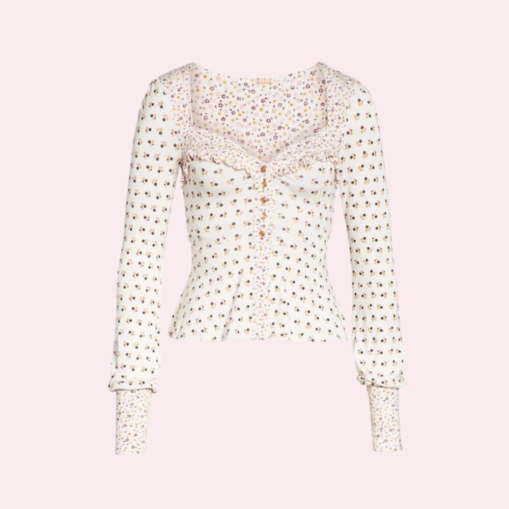 Free People Kissin Kate Top Size XS